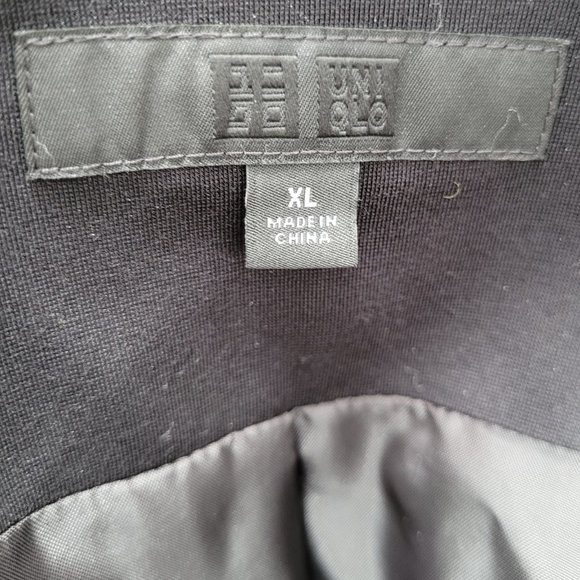 UNIQLO Black Women’s collarless suit jacket Size XL - Picture 3 of 3
